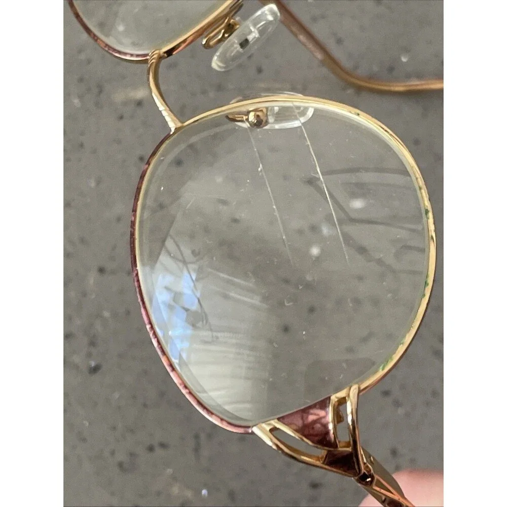 Reflexions Eyeglasses FRAMES ONLY 302 Brown 54-17-130 Full rim gold tortoise